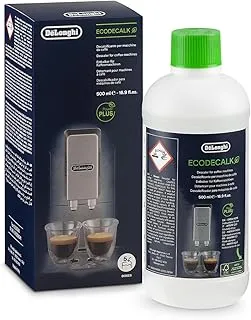 De'Longhi EcoDecalk Descalcificador DLSC500, 5 Dosis De Descalcificación, Accesorio De Mantenimiento Para Máquina De Café, Ingredientes De Origen Vegetal, Botella Con 5 Dosis, 500ml