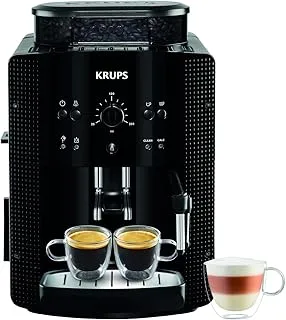 Krups YY8125FD - Máquina espresso, automática, de café molido, 1400 W, 1.6 L, negro