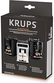 Krups XS5300 - Juego de limpieza y cuidado para cafeteras totalmente automáticas, mezcla de materiales