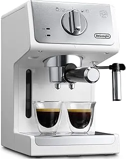 DeLonghi Active Line ECP33.21.W - Cafetera (Independiente, combinada, 1,1 L, De café molido, 1100 W, Blanco)