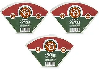 EDESIA ESPRESS Filtros Café Cónicos N°2 — Pack 300 Uds Pour-Over