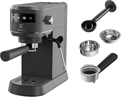 Electrolux Explorer 6 Cafetera Espresso — Control Térmico y Espumador