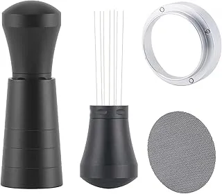 Kit Cafe Barista 51mm,WDT Tool,Anillo Dosificador Café & Pantalla de Disco Espresso,Accesorios Coffee Machine para Portafiltro 51 mm Accesorios Cafe