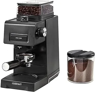 Cuisinart Molino eléctrico cónico café y espresso | 35 ajustes de molienda | Tecnología antiestática | Tolva 225 g con tapa sellada | Compatible con portafiltro | Selector 1–14 tazas | Incluye cuchara